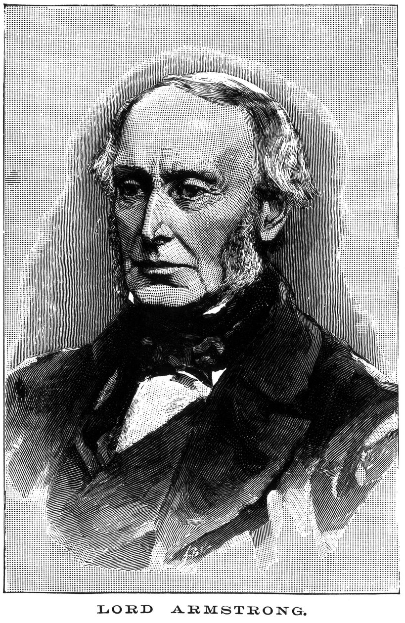 Sir William George Armstrong, britisk opfinder og industrimand, c 1880 af Unbekannt