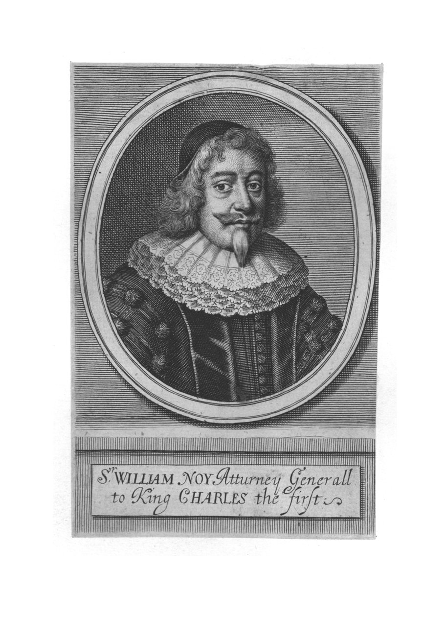 Sir William Noy. af Unbekannt