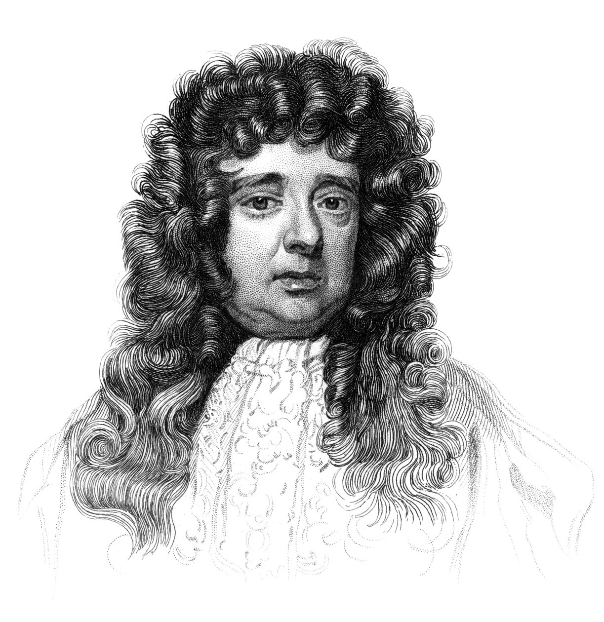 Sir William Petty, engelsk økonom, videnskabsmand og filosof fra det 17. århundrede, c1850 af Unbekannt