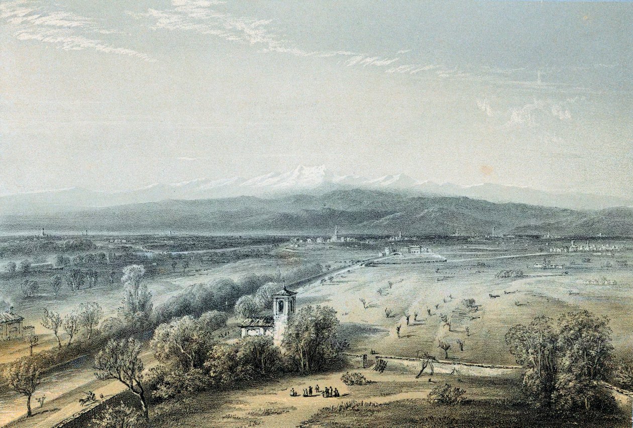 Sted for slaget ved Magenta, Italien, 4. juni 1859 af Unbekannt
