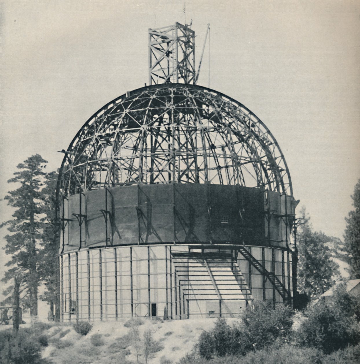 Skeleton Dome til at huse en astronomisk mammut, c1935 af Unbekannt