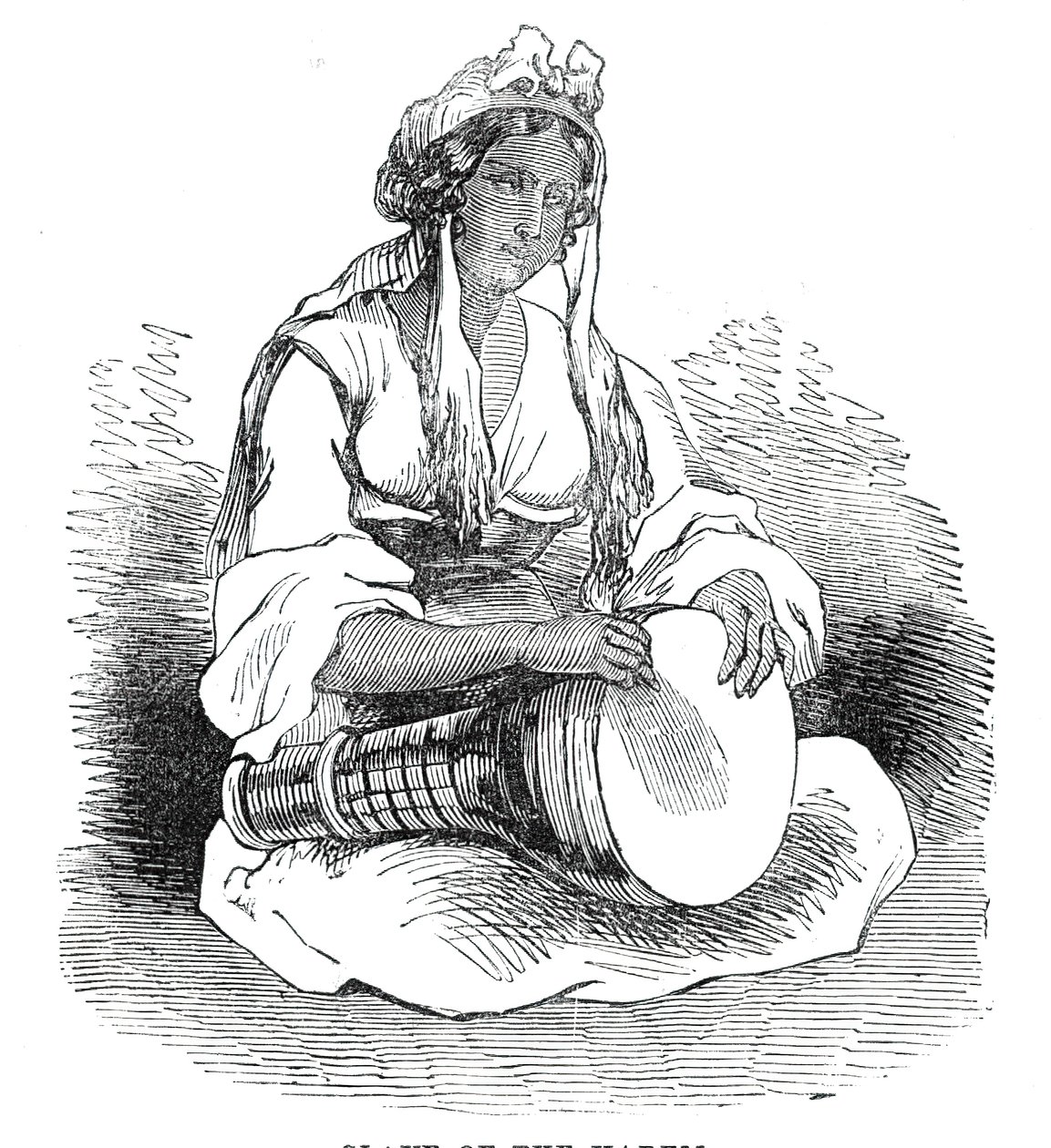 Haremets slave, 1844. af Unbekannt
