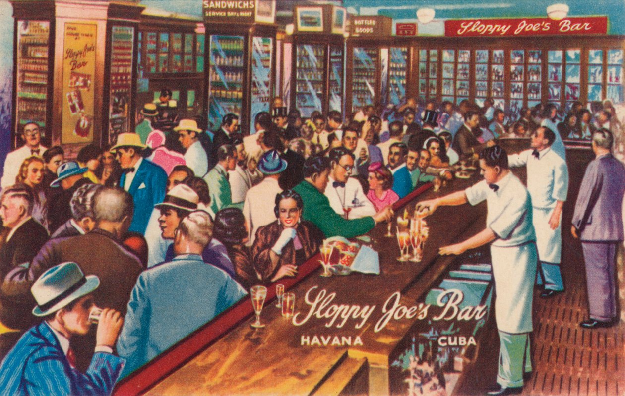 Sloppy Joes Bar, Havana, Cuba, 1951 af Unbekannt