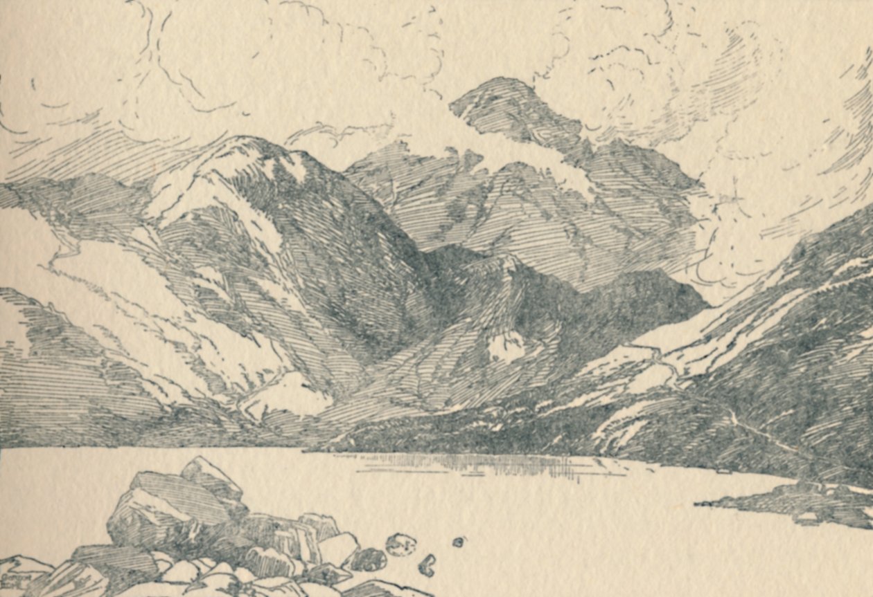 Snowdon, 1910 af Unbekannt