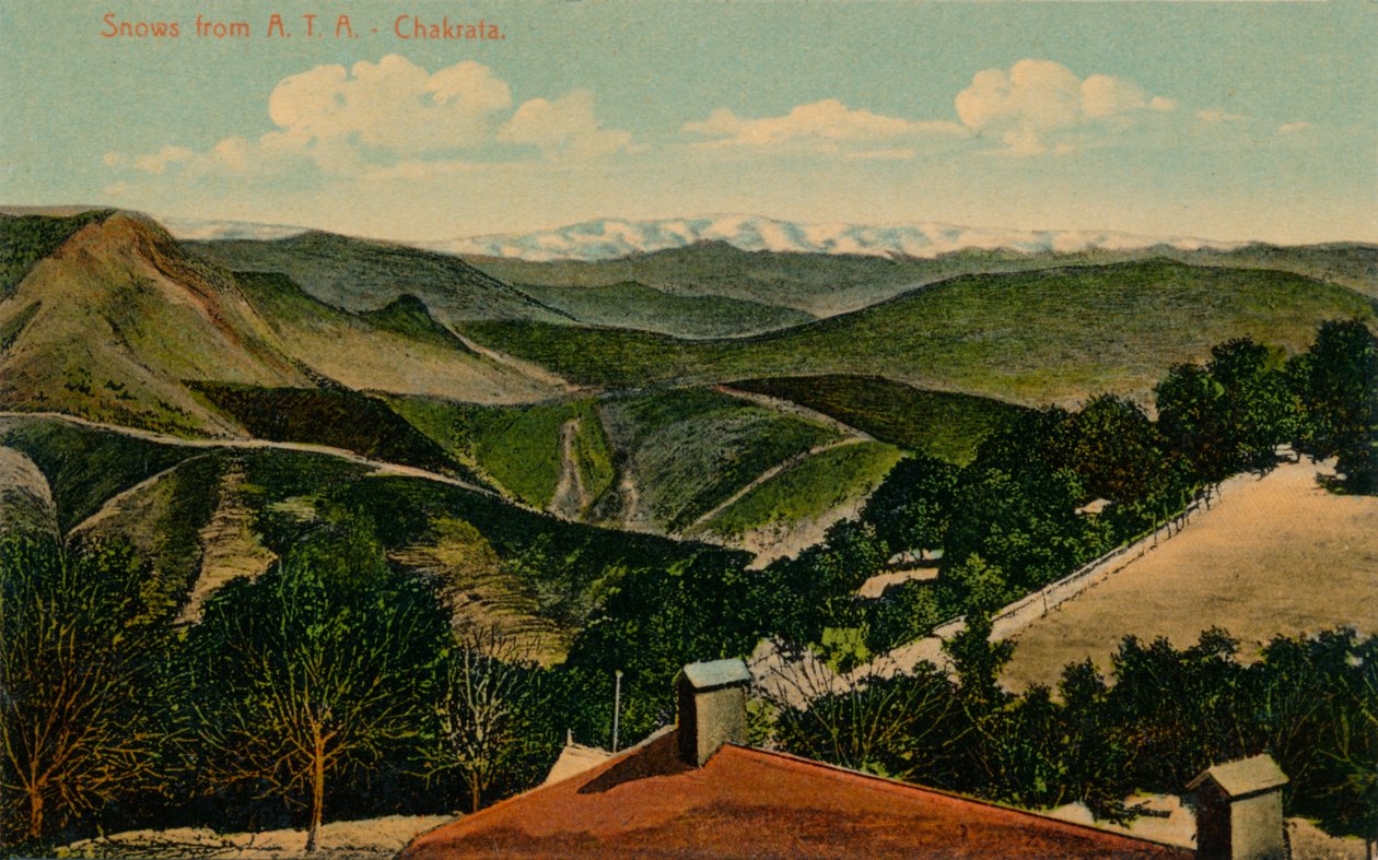 Sne fra A.T.A. Chakrata, c1938 af Unbekannt