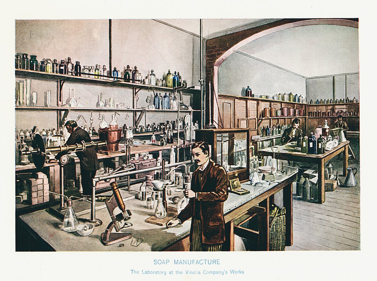 Sæbefremstilling, c1905 af Unbekannt
