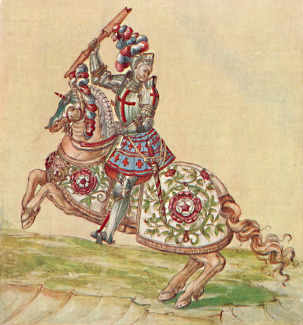 Soldater fra Tudor-perioden, c1500-tallet, 1903 af Unbekannt