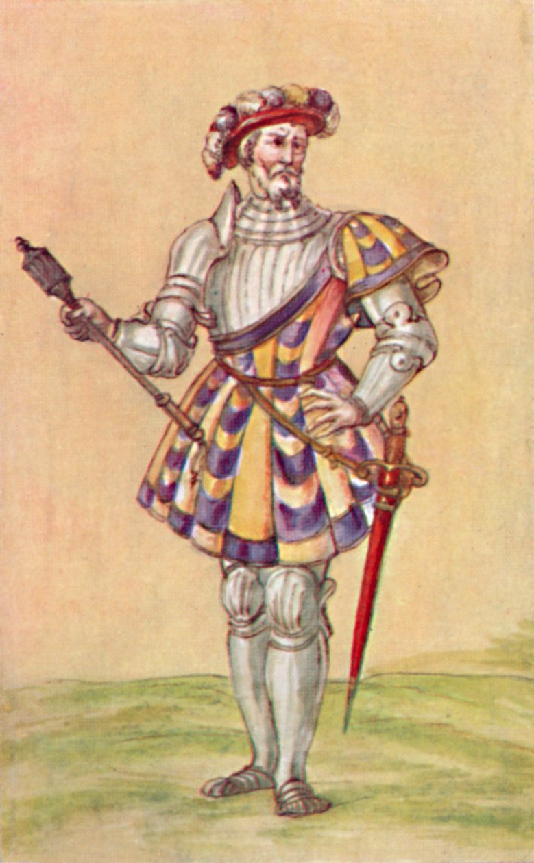 Soldater fra Tudor-perioden, c1500-tallet, 1903 af Unbekannt