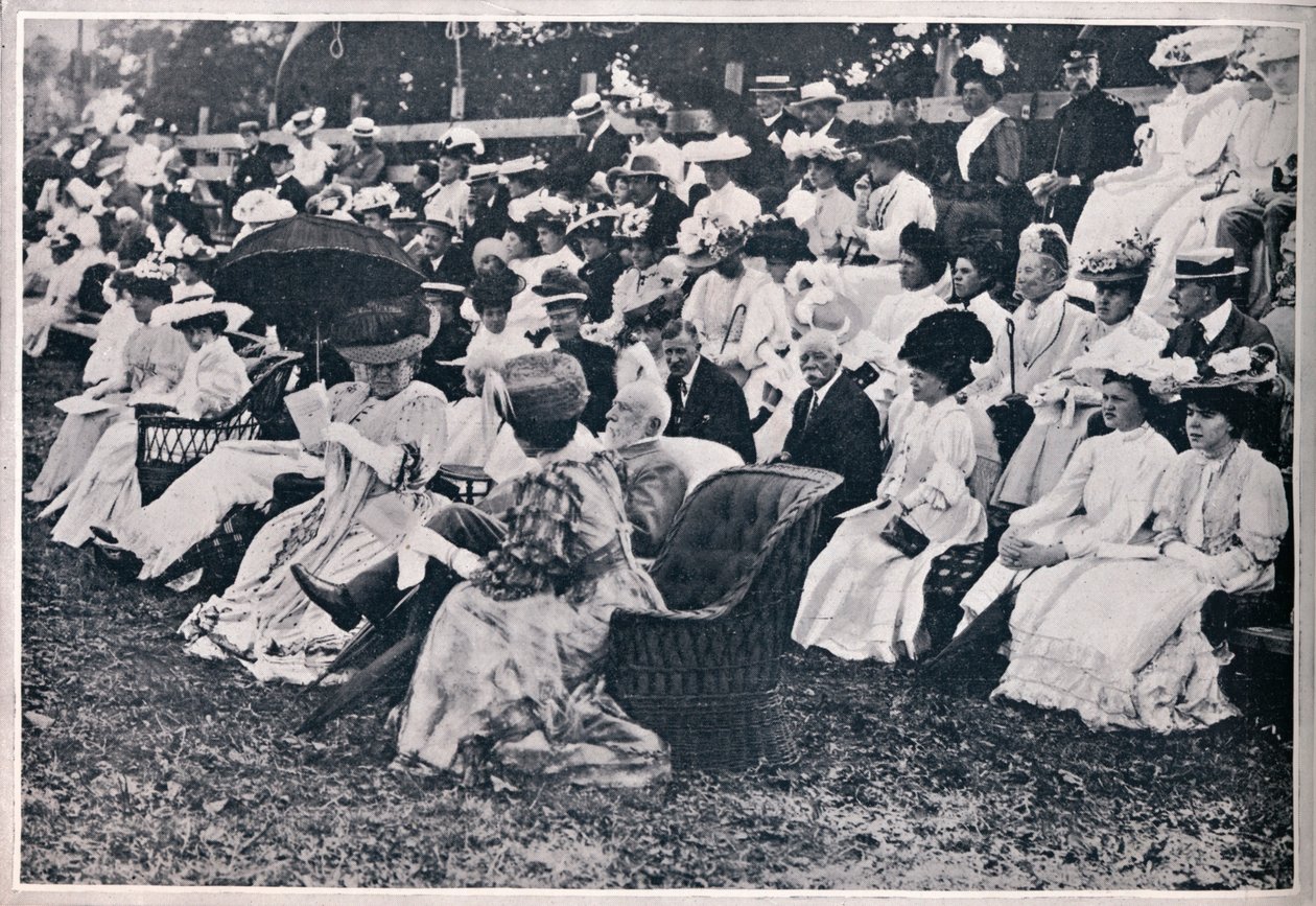 Nogle af tilskuerne ved Guards Sports i Chelsea, 1906 af Unbekannt