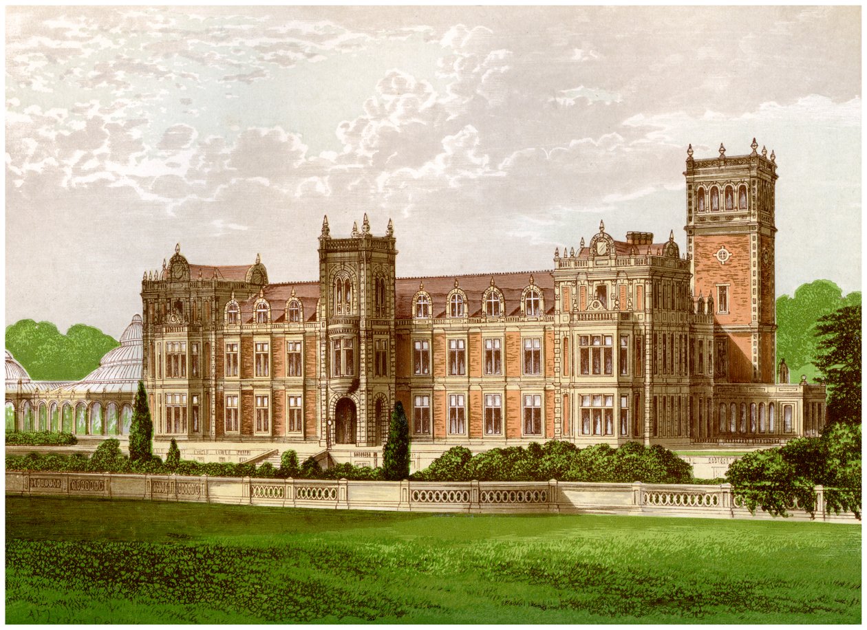 Somerleyton, Suffolk, hjemsted for Baronet Crossley, c1880 af Unbekannt