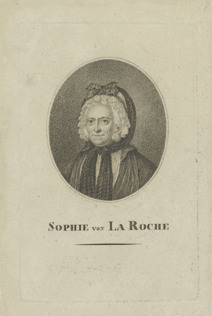 Sophie von La Roche, født Gutermann von Gutershofen 1730-1807, ca. 1800 af Unbekannt