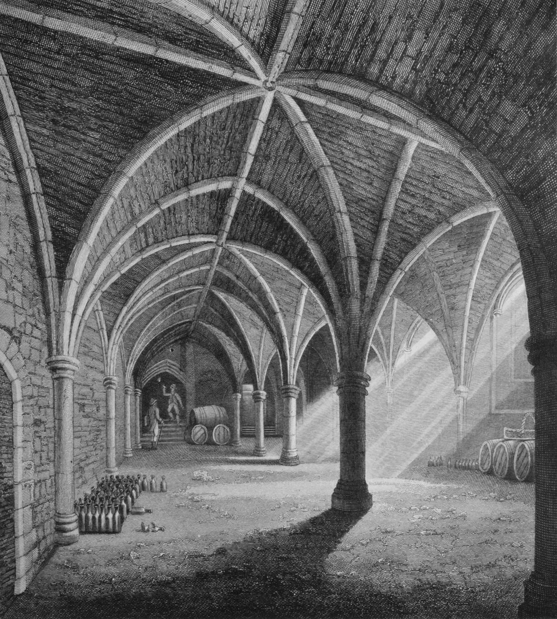 Sydvestudsigt over Gerrards Hall, London, c1834 1906 af Unbekannt