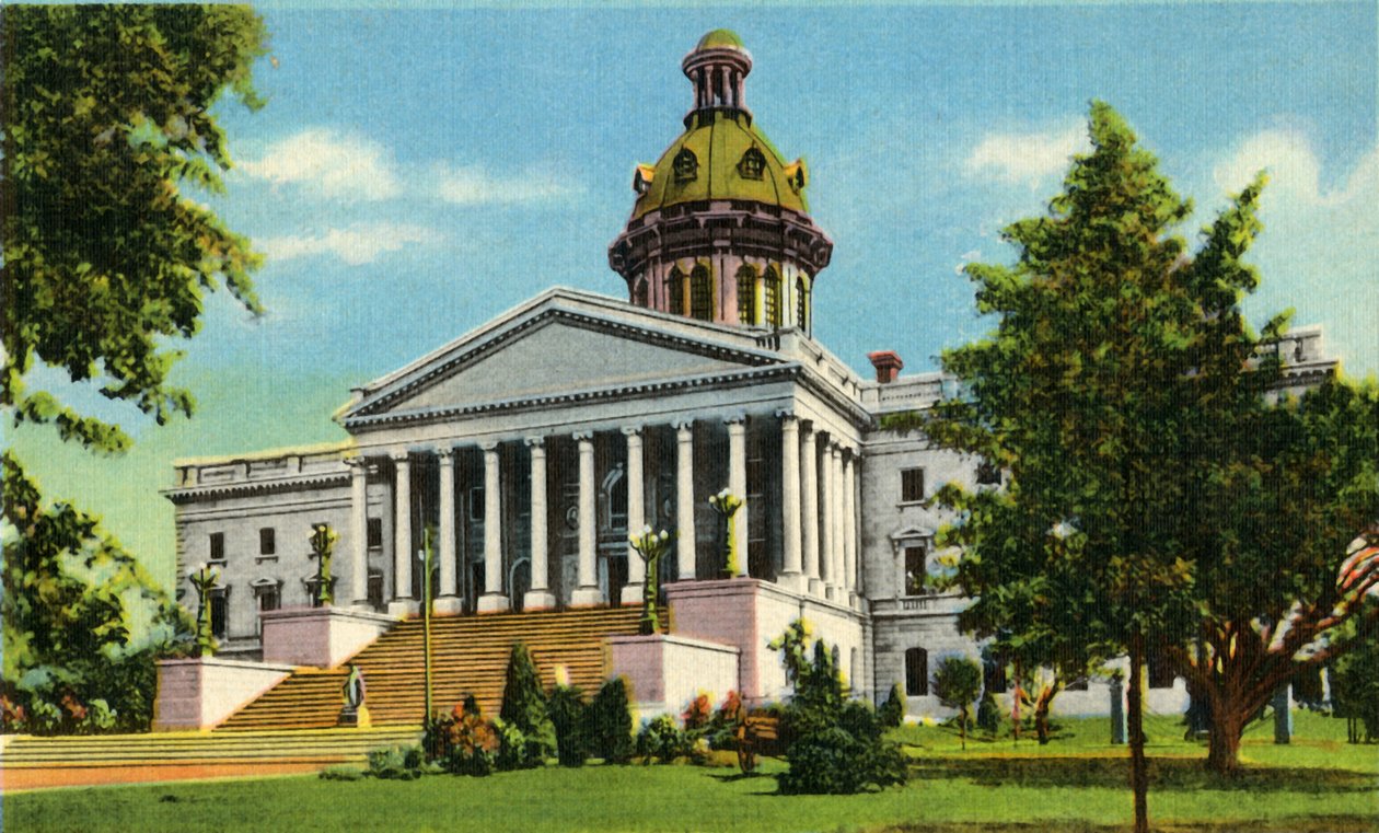 South Carolina State Capitol, Columbia, S.C., 1942. af Unbekannt