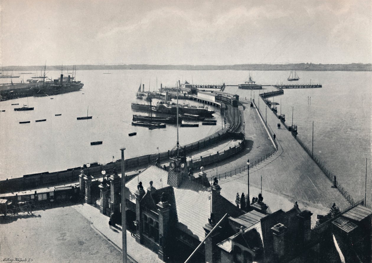 Southampton - The Pier, 1895 af Unbekannt