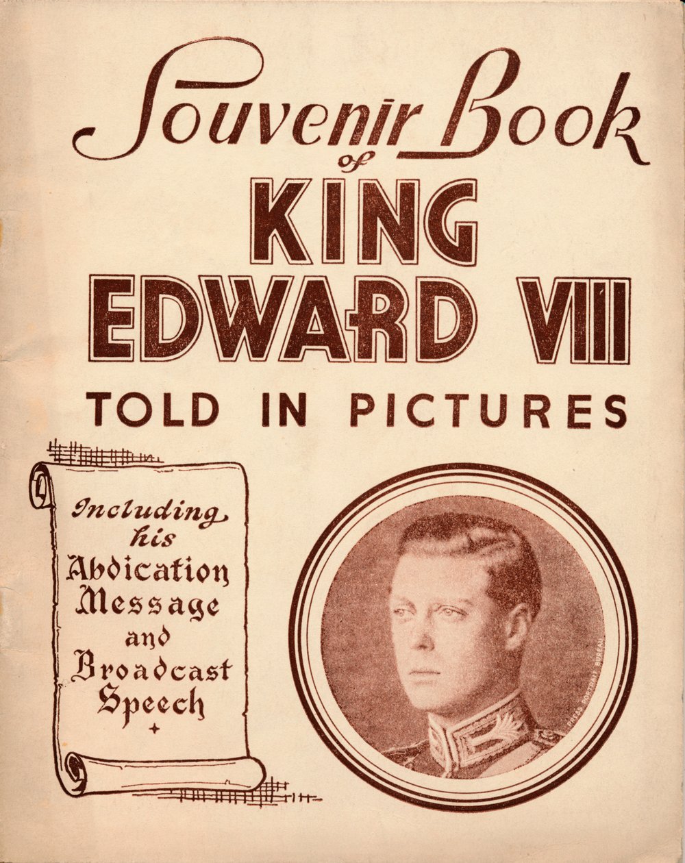 Souvenirbog af kong Edward VIII: Fortalt i billeder, 1937 af Unbekannt