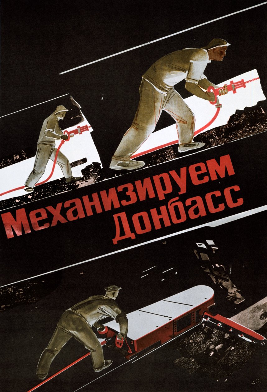 Sovjetisk plakat, 1930 af Unbekannt
