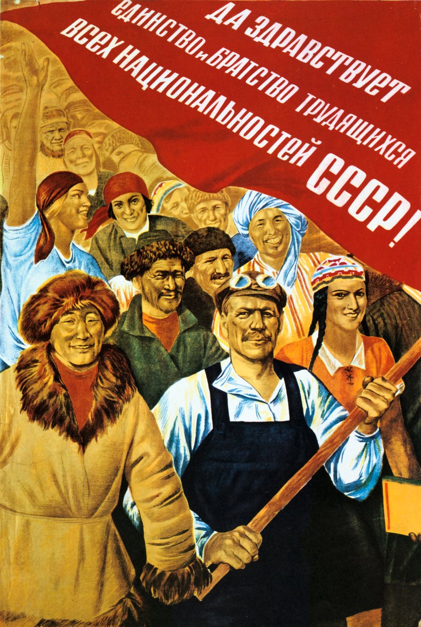 Sovjetisk politisk plakat, 1934 af Unbekannt