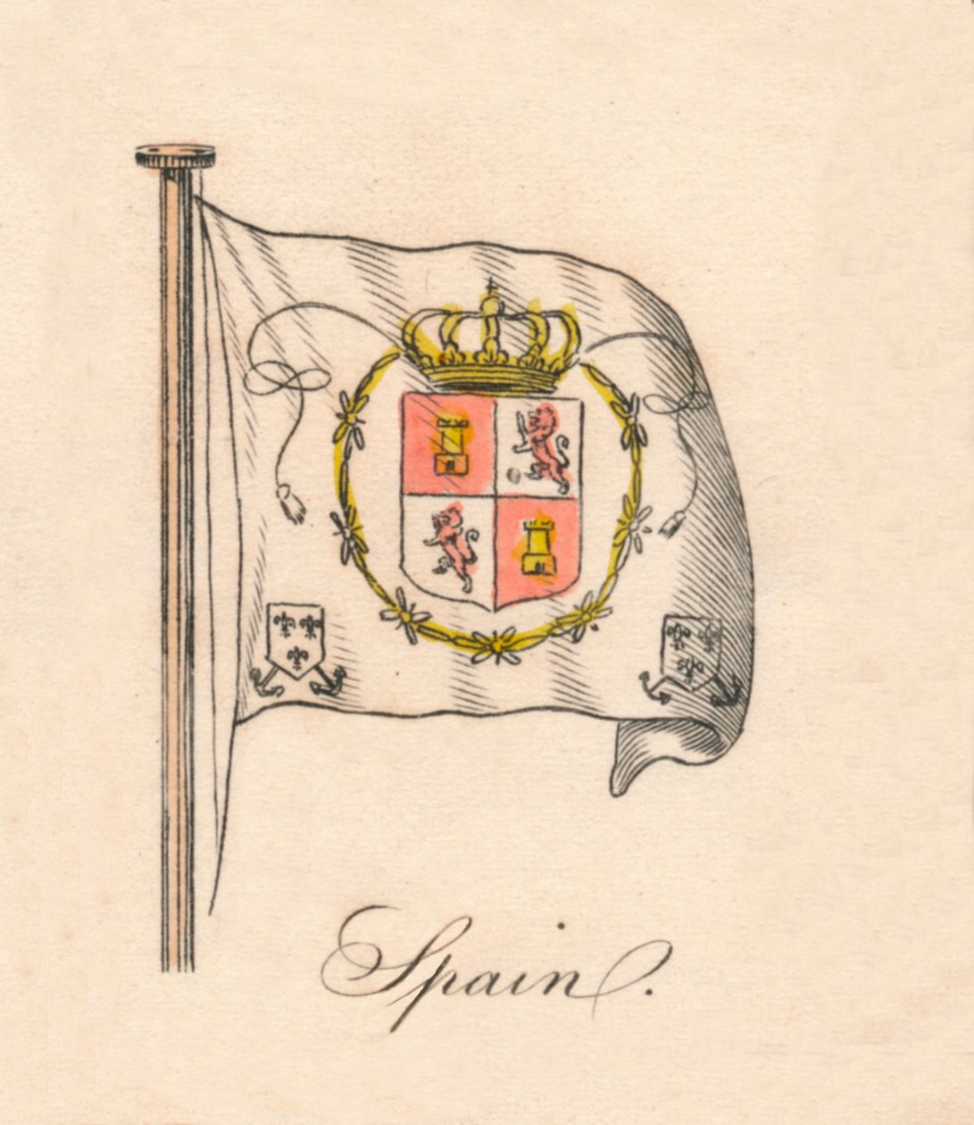 Spanien, 1838 af Unbekannt
