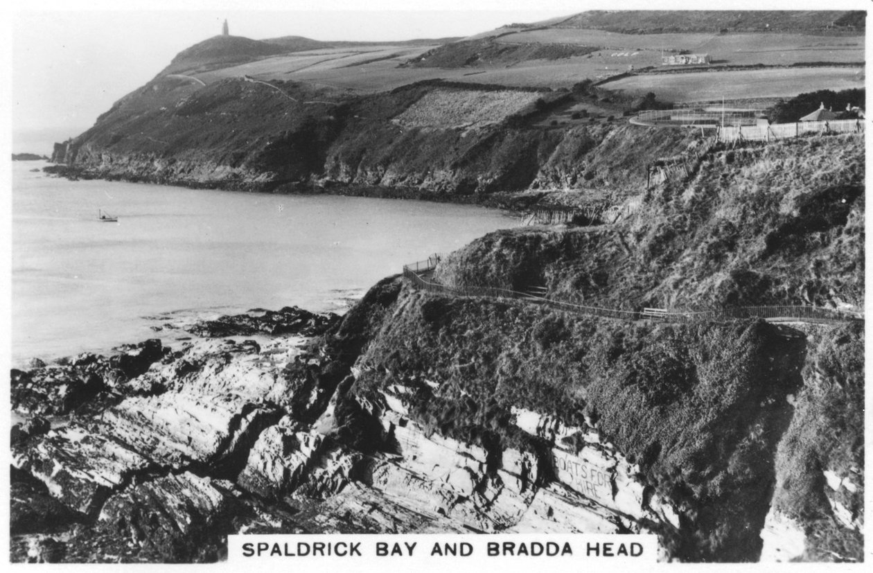 Spaldrick Bay og Bradda Head, Isle of Man, 1937 af Unbekannt