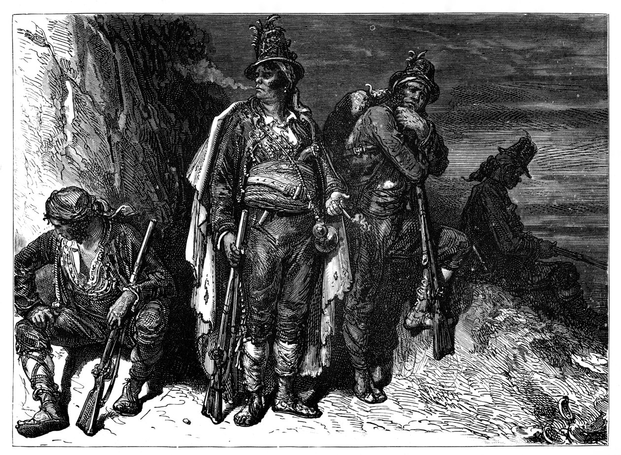 Spanske kystvagter, c1890 af Unbekannt