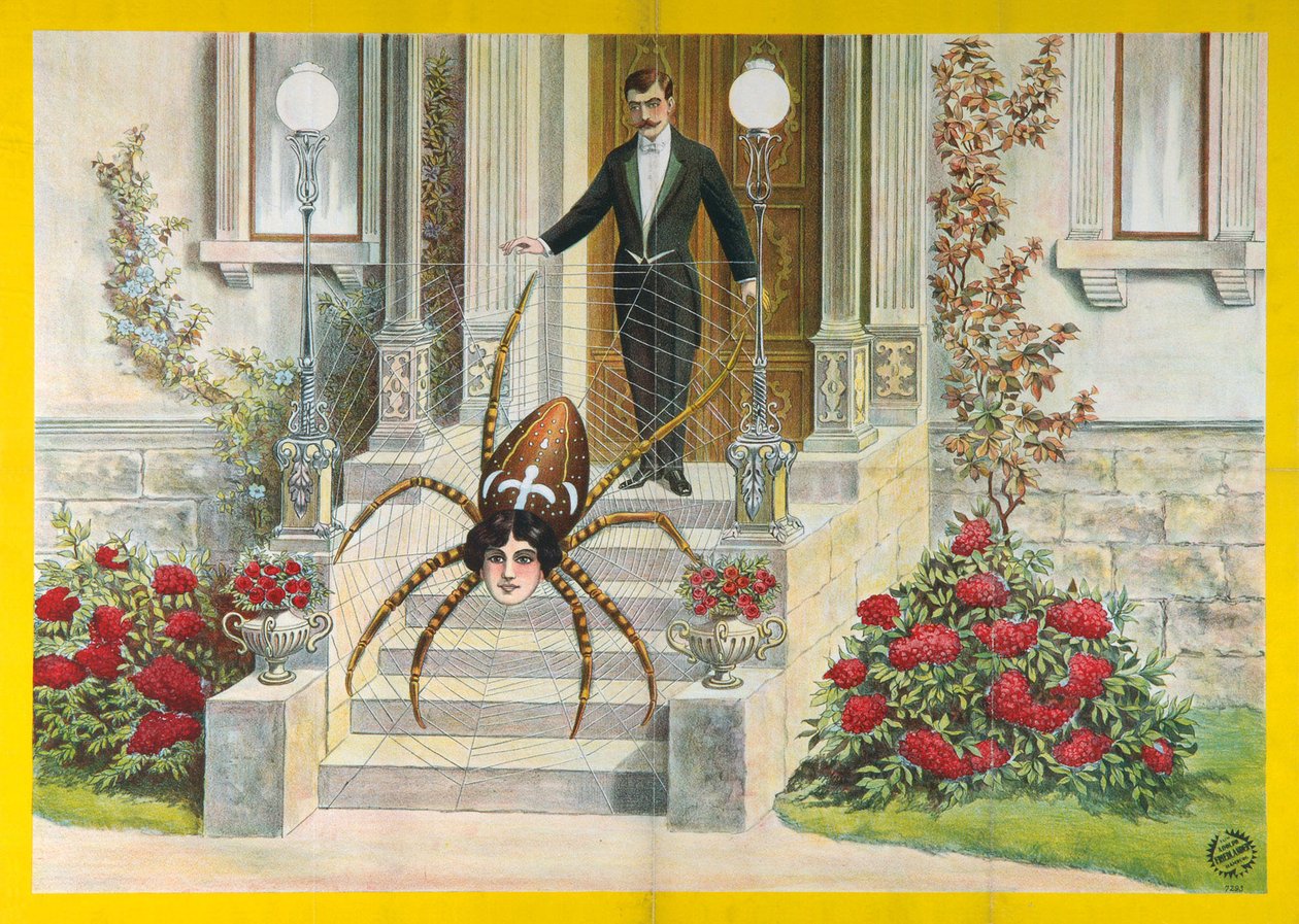 Spider-Woman plakat, 1922 af Unbekannt