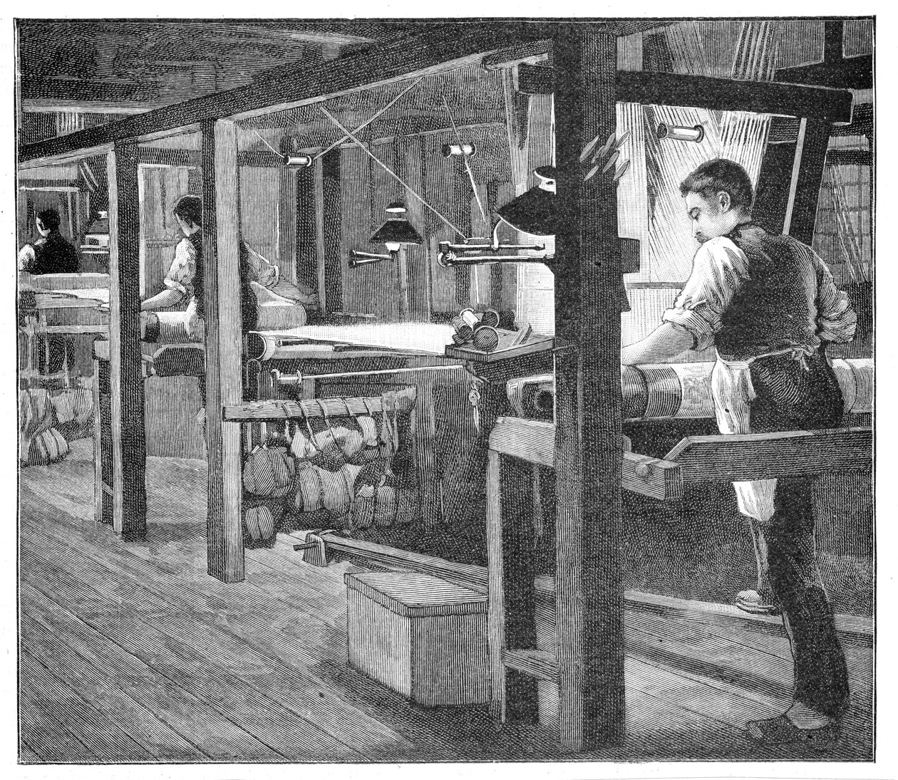 Spitalfields silkevævere, 1893 af Unbekannt