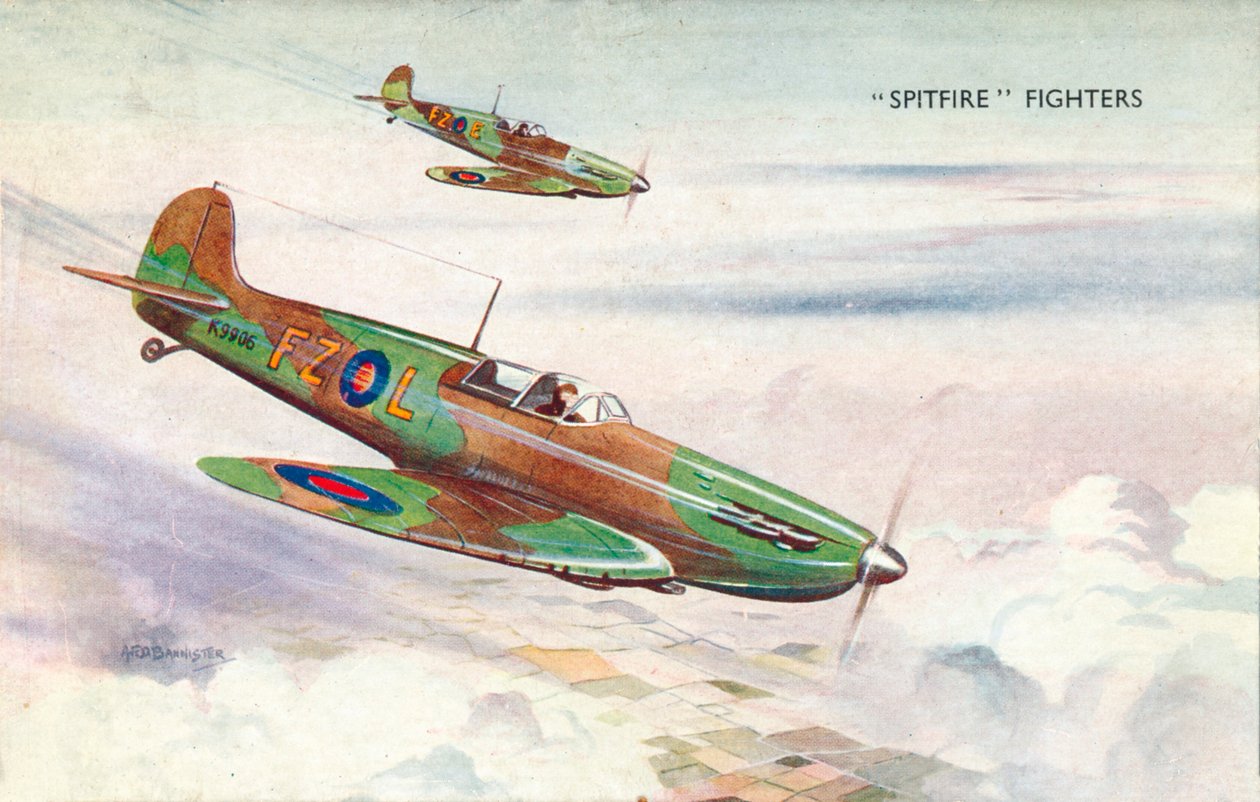 Spitfire Fighters, c1940 af Unbekannt