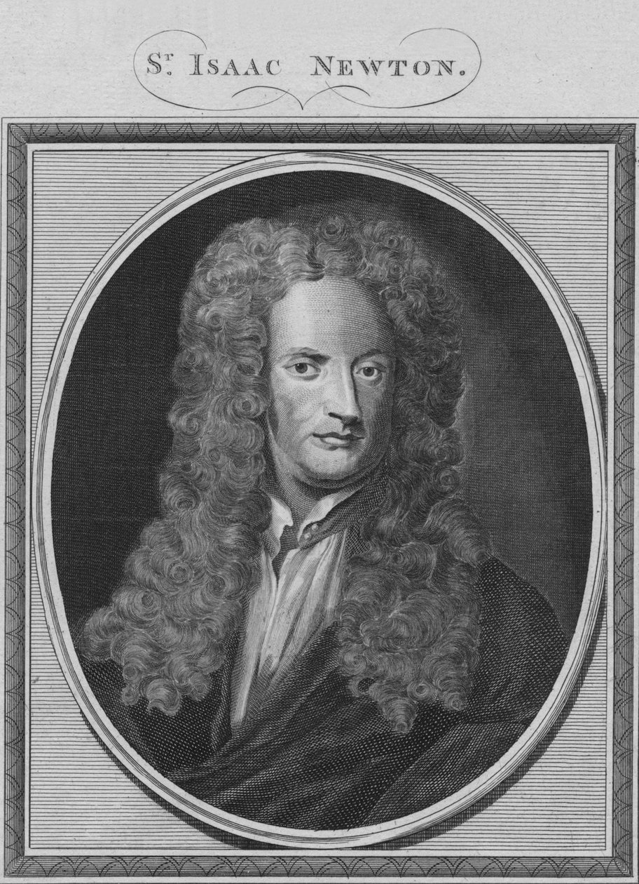 Hr. Isaac Newton, 1785. af Unbekannt
