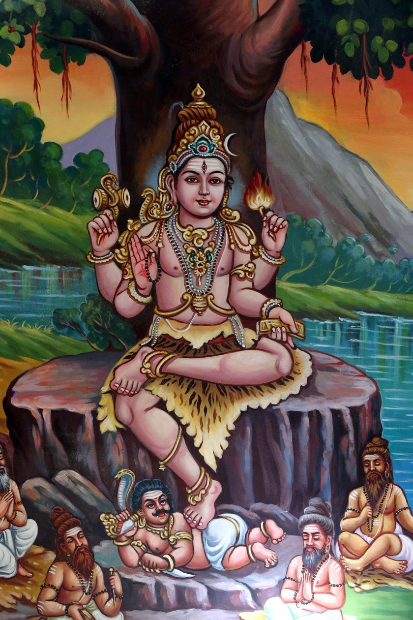 Sri Vadampathira Kaliamman hinduistiske tempel. Shiva. Singapore af Unbekannt