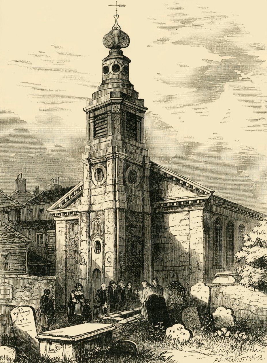 St. Annes, Soho, 1881. af Unbekannt