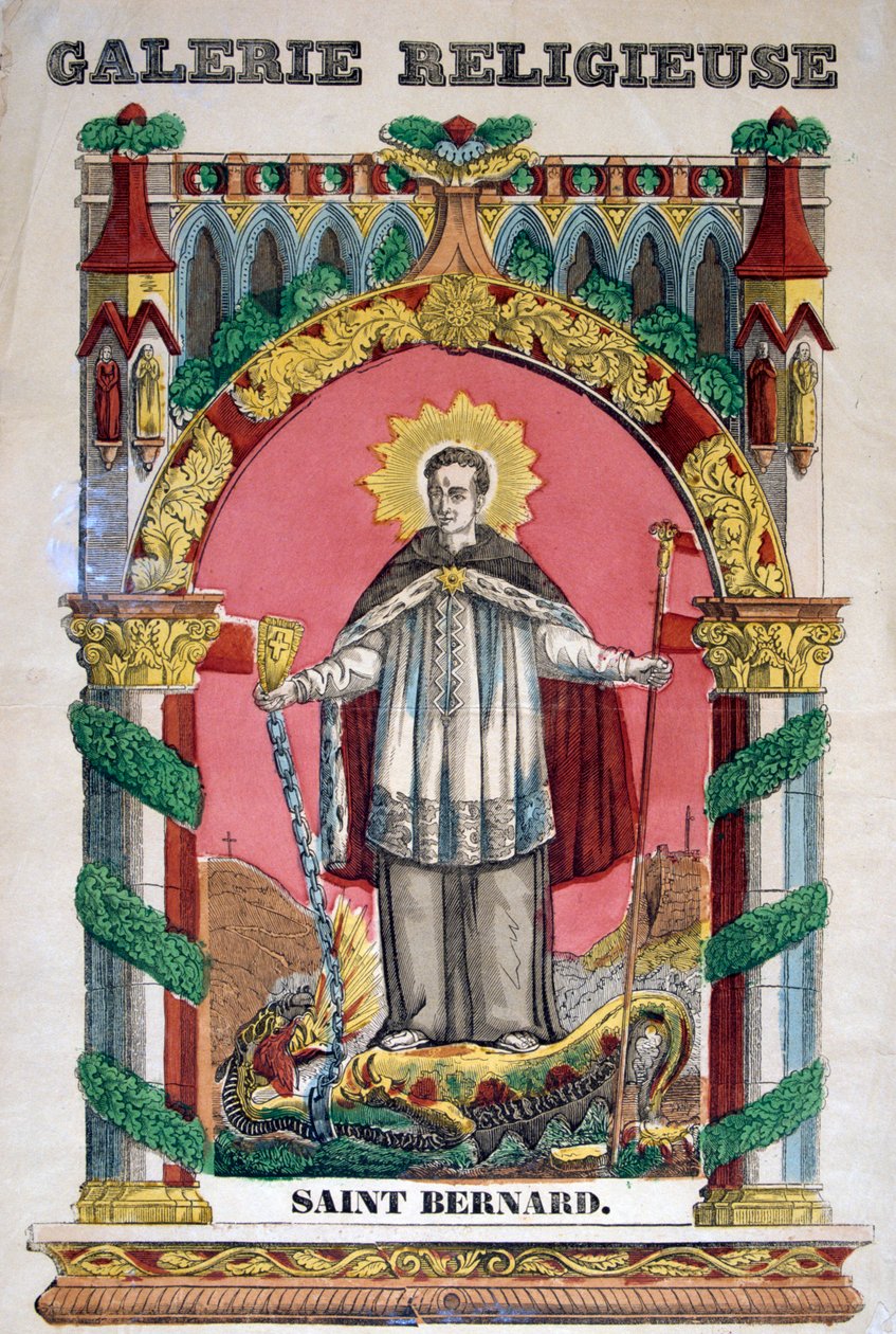 Sankt Bernhard af Clairvaux, 1800-tallet af Unbekannt