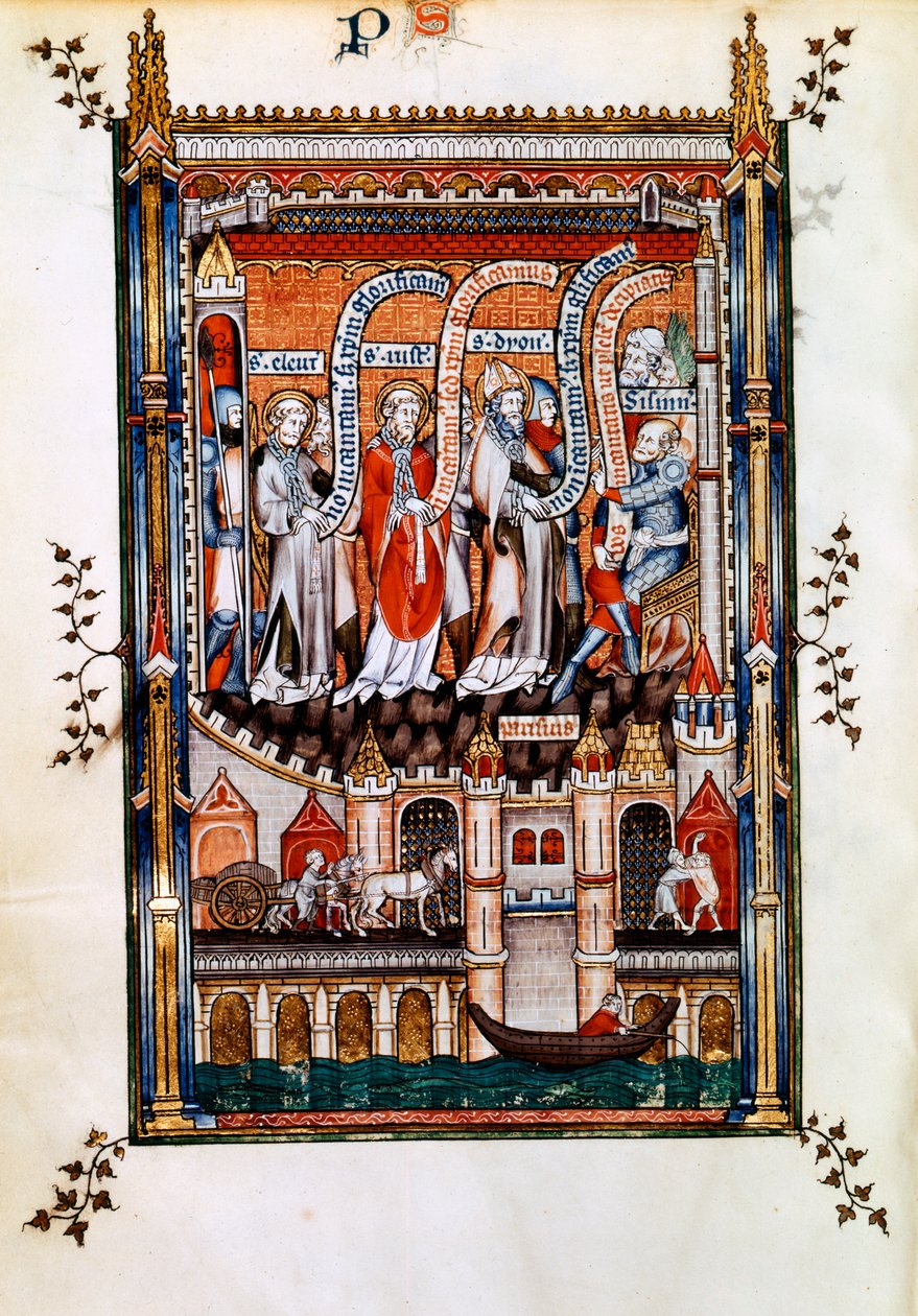 St Denis før Sissinius, 1317 af Unbekannt