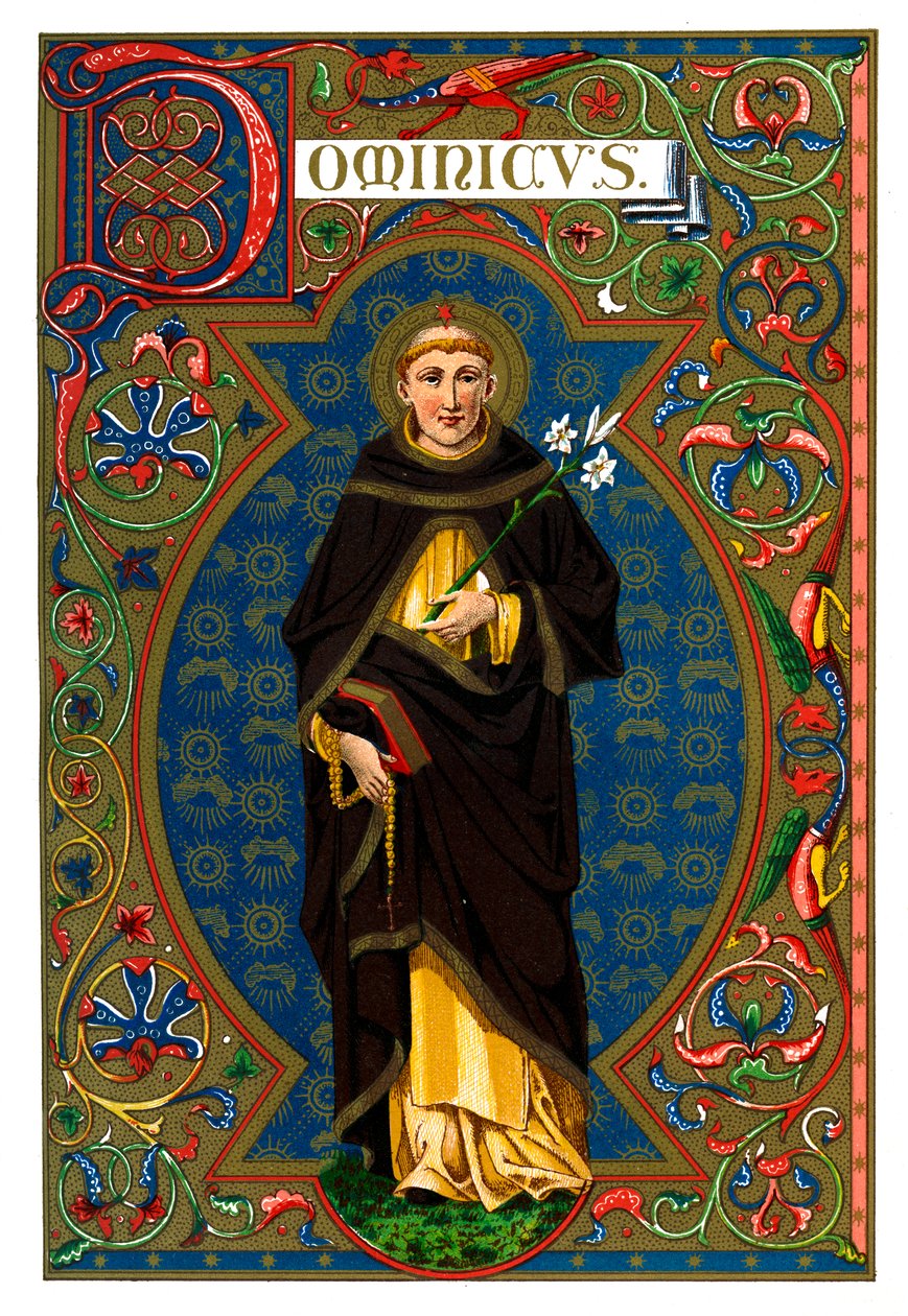 St Dominic, 1886 af Unbekannt