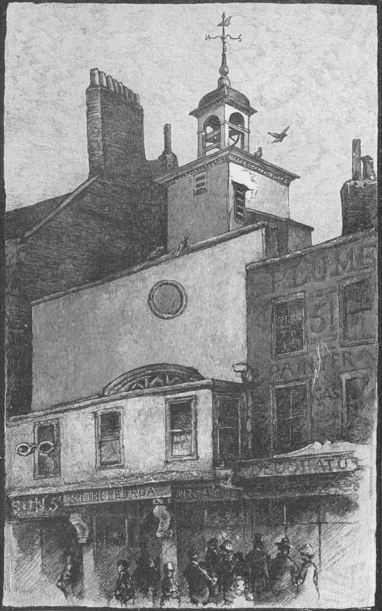 St. Ethelburga, 1890 af Unbekannt