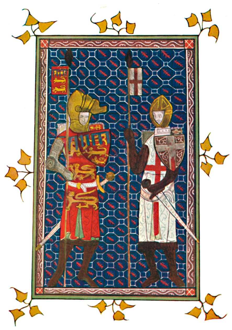 St. George og Plantagenet Earl of Lancaster, c1295, 1903 af Unbekannt