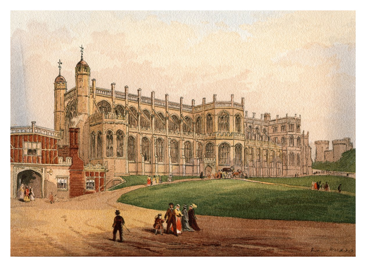 St Georges Kapel, 1880 af Unbekannt