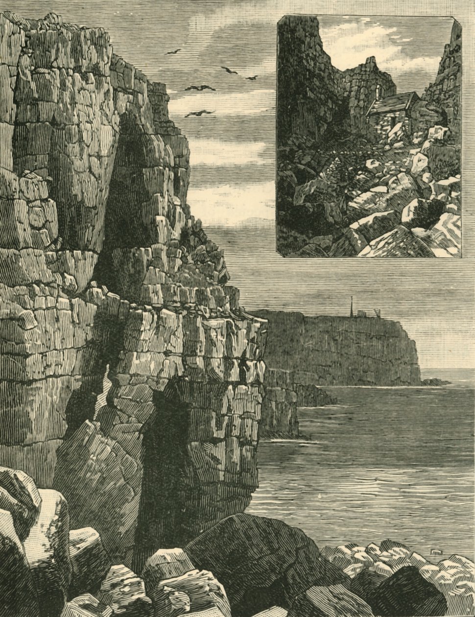 St. Gowans hoved og kapel, 1898. af Unbekannt