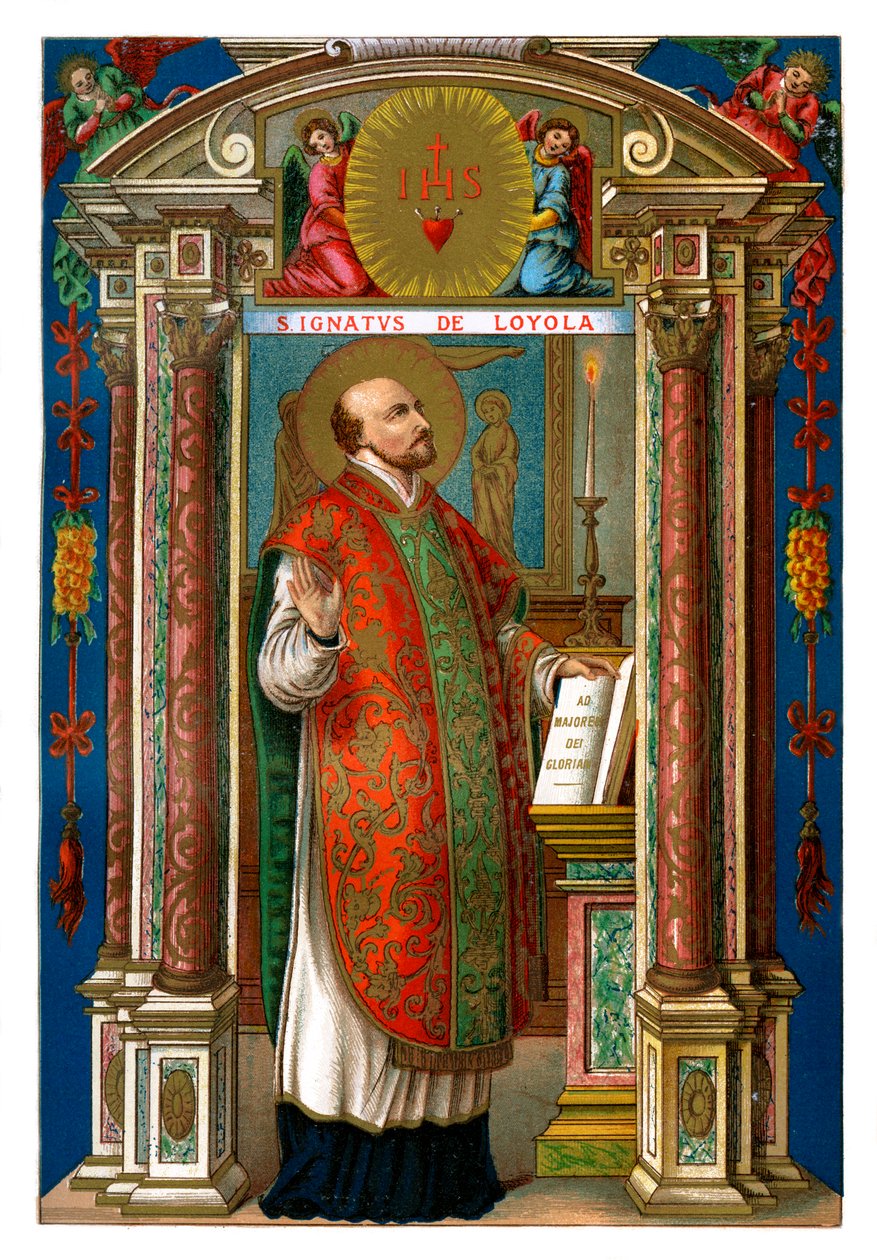 Sankt Ignatius af Loyola, 1886 af Unbekannt