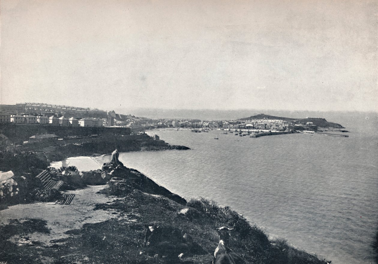 St. Ives - The Town and The Island, 1895 af Unbekannt