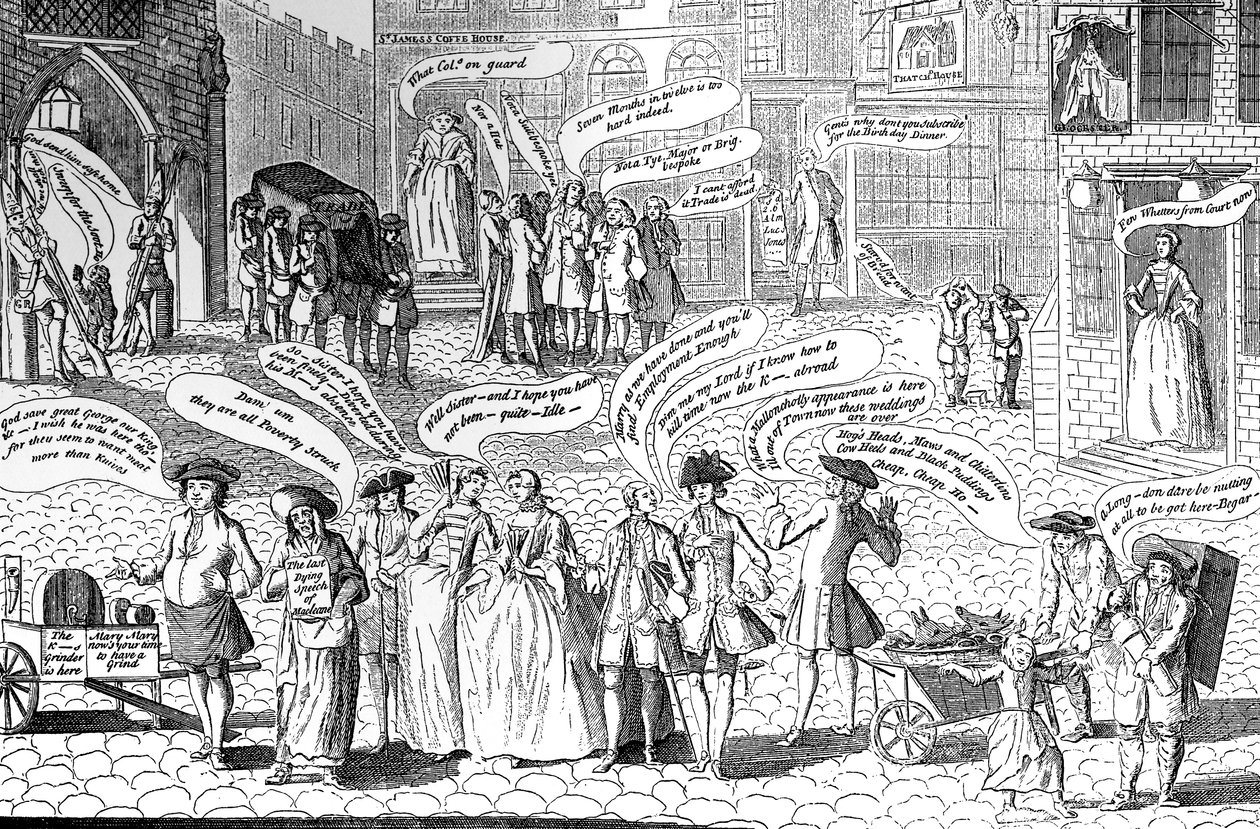 St Jamess i oktober..., 1750 af Unbekannt