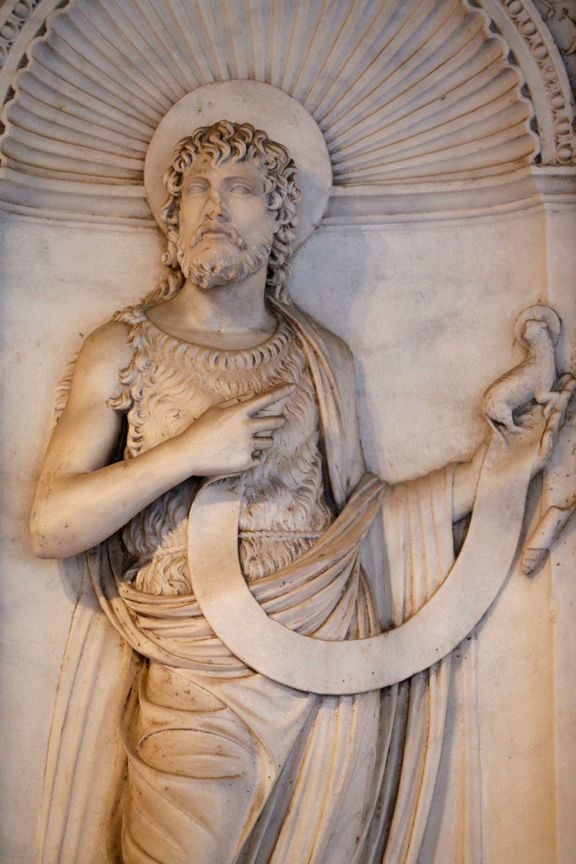 Johannes Døberen - Johannes Lateranbasilikaen, Rom, Italien af Unbekannt