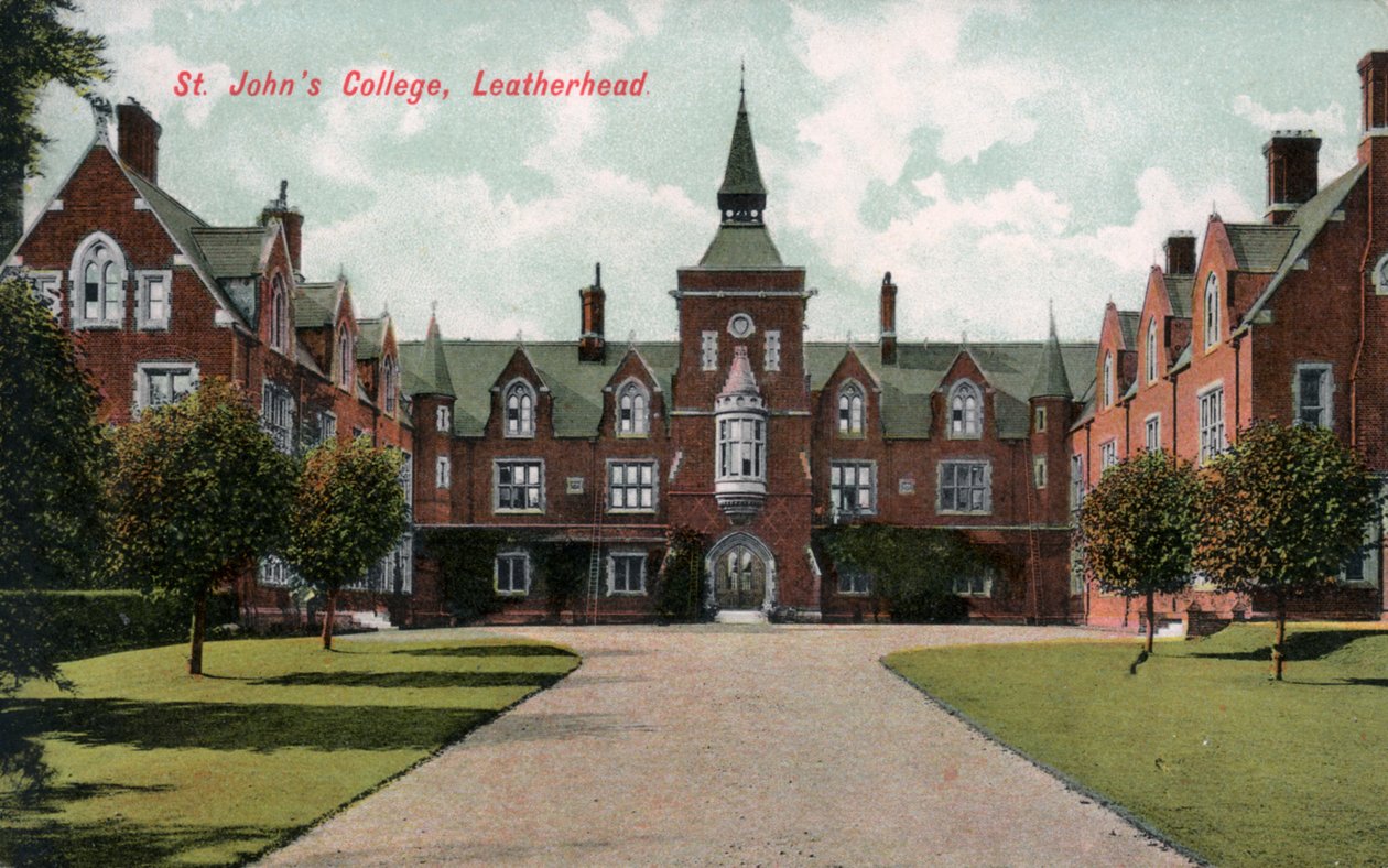 St Johns College, Leatherhead, Surrey, 20. århundrede af Unbekannt