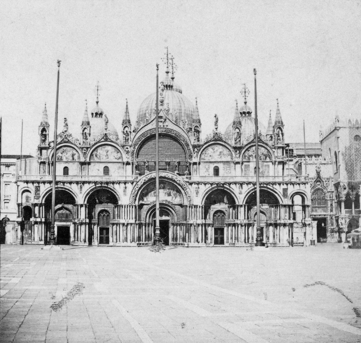 Markuskirken, Venedig, Italien, slutningen af det 19. eller begyndelsen af det 20. århundrede af Unbekannt