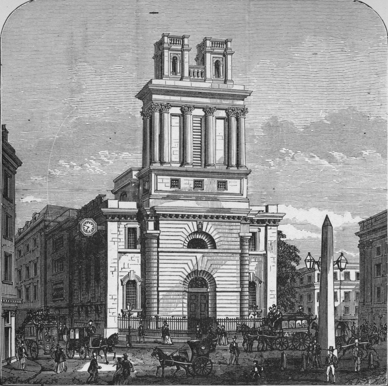 St. Mary Woolnoth, 1890 af Unbekannt
