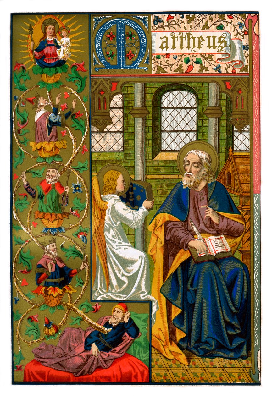 Evangelisten St Matthæus, 1886 af Unbekannt