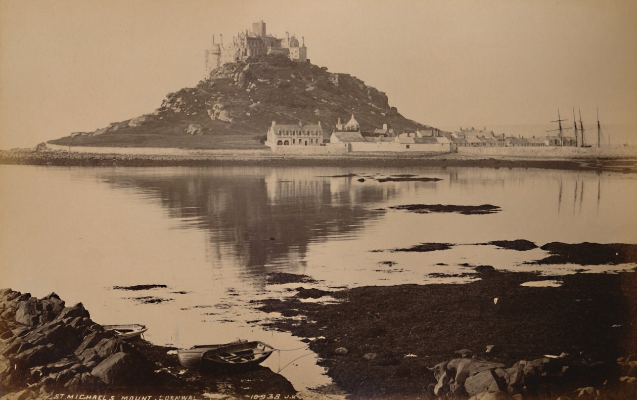 St. Michaels Mount, Cornwall, 1929. af Unbekannt