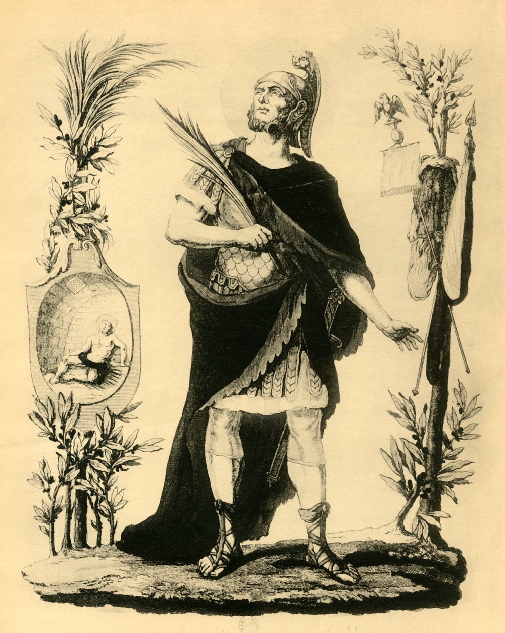 St. Napoleon-officer Romain, Martyr, begyndelsen af det 19. århundrede, 1921. af Unbekannt