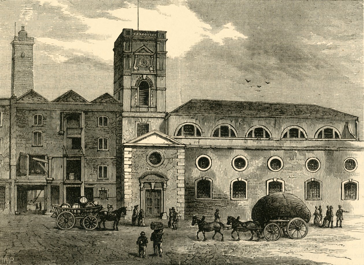 Sankt Olaves Kirke, i 1820, c1878. af Unbekannt