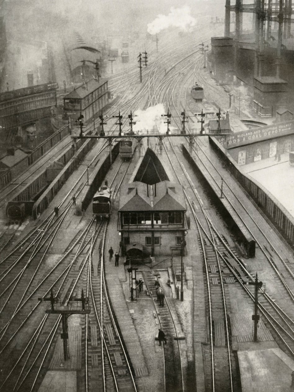 St. Pancras. En endestation for London, Midland og Scottish Railway, 1935. af Unbekannt