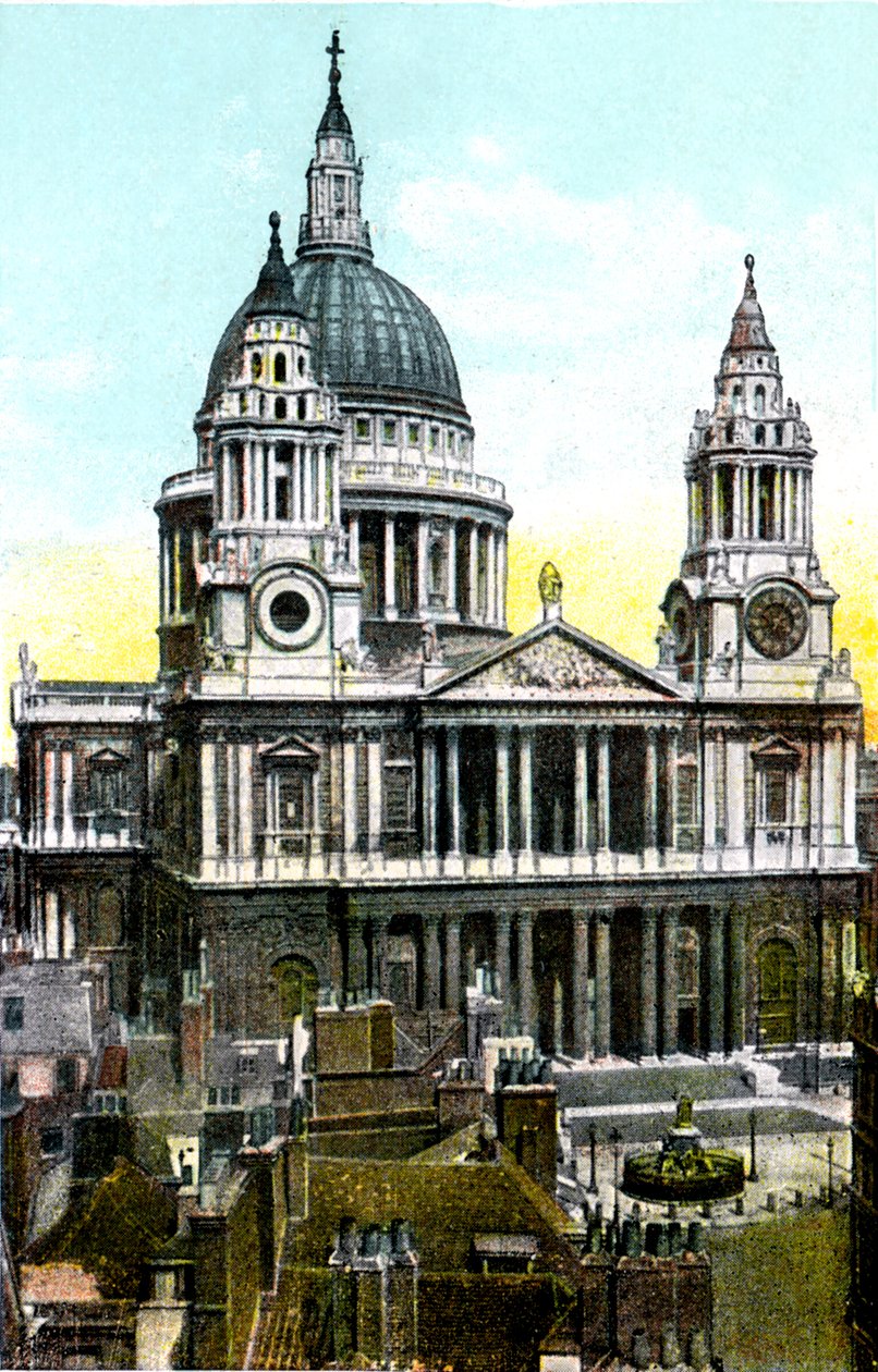 St Pauls Cathedral, London, 20. århundrede af Unbekannt